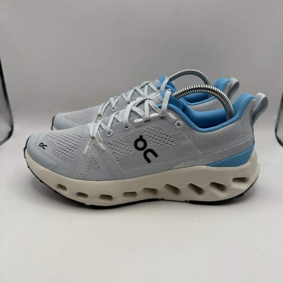 On Running Shoes - On Running Cloudsurfer Trail Blue Beige Women 9 Road Running Shoes 3WE10103042